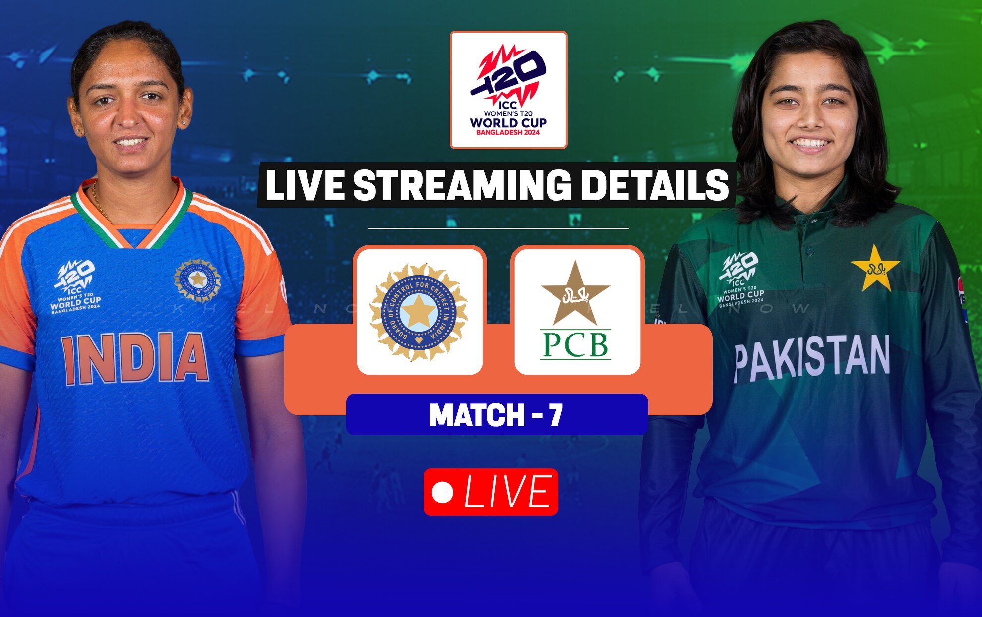 IND vs PAK Live streaming details, when and where to watch match 7 of