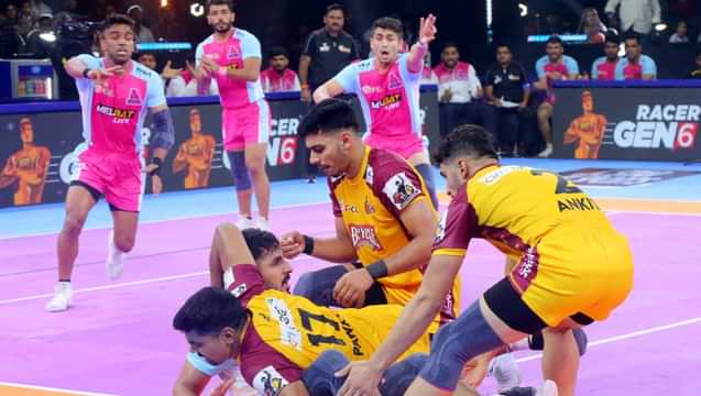 PKL 11: Arjun Deshwal shines in Jaipur Pink Panthers' steller triumph over Telugu Titans