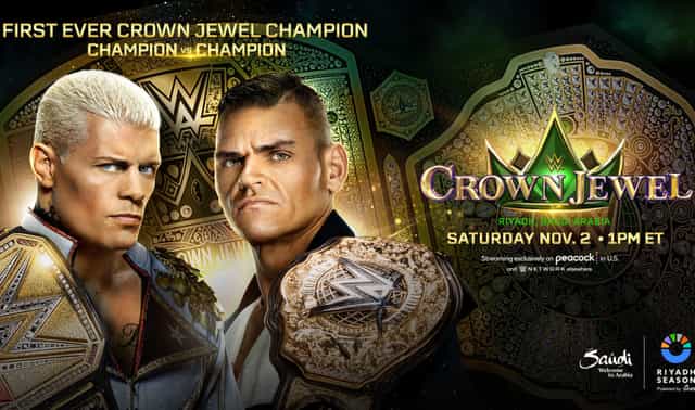 WWE Crown Jewel 2024 Cody Rhodes vs Gunther