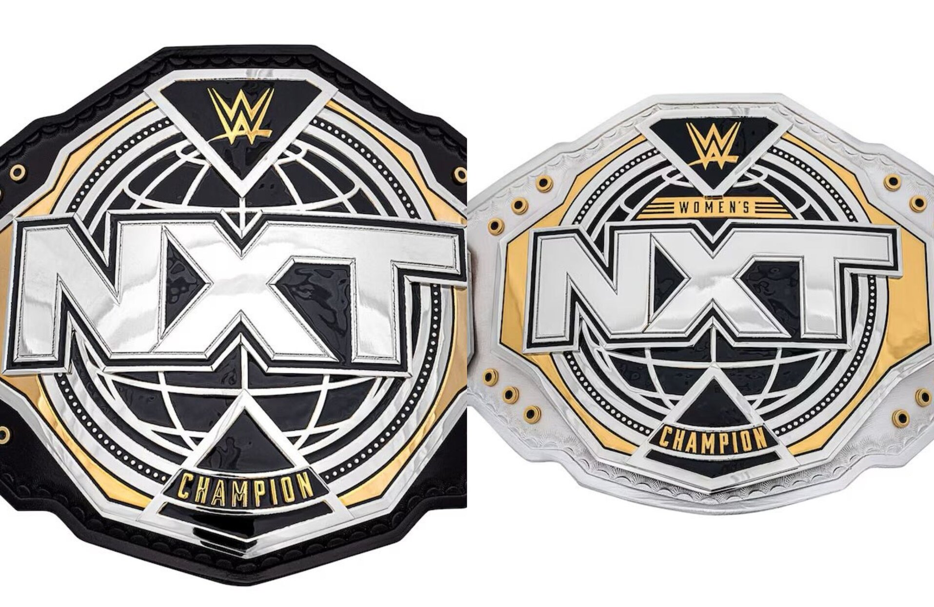 A closer looks at new WWE NXT Championship belts