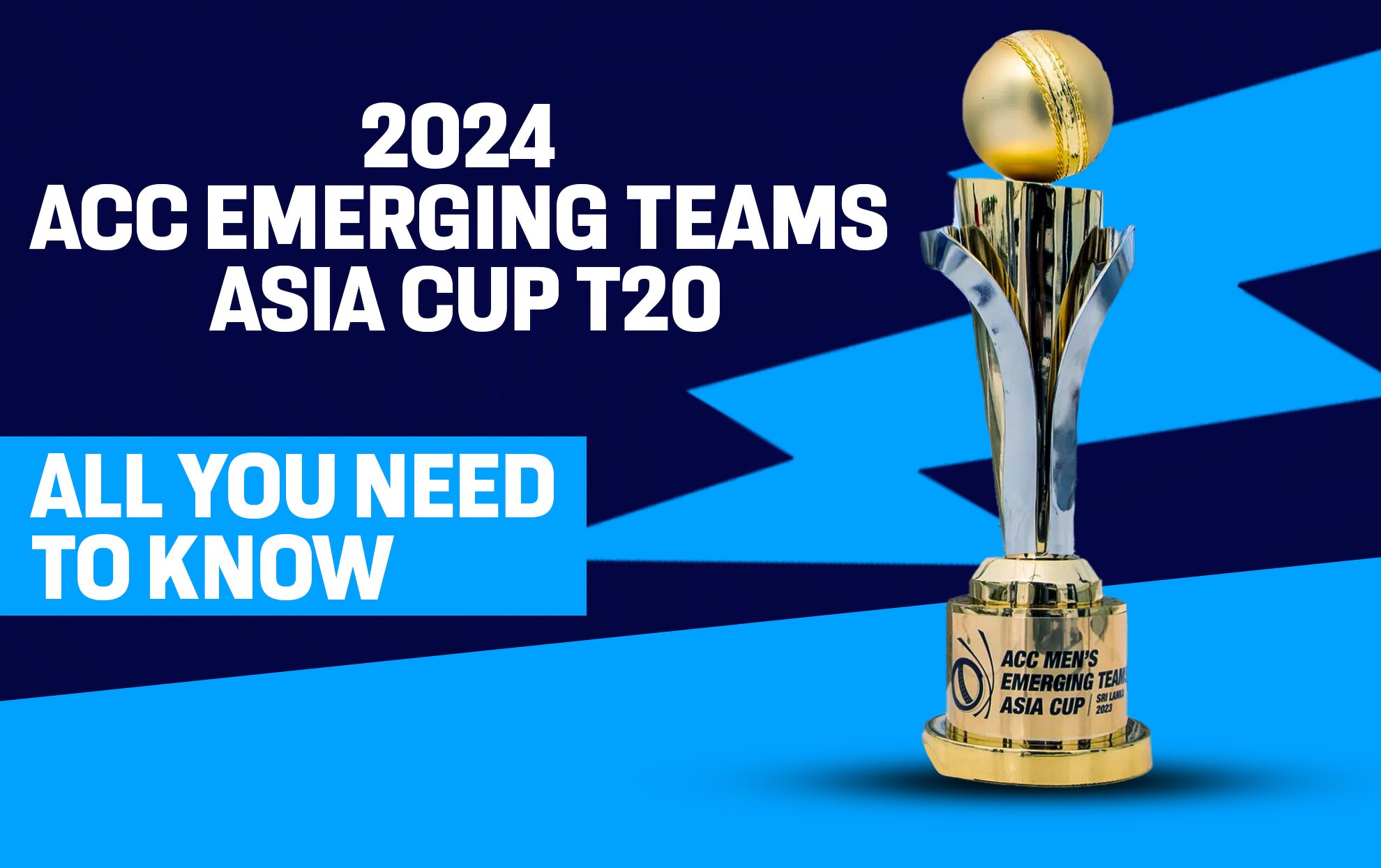 2024 ACC Emerging Teams Asia Cup T20 Schedule, squads, teams, venues