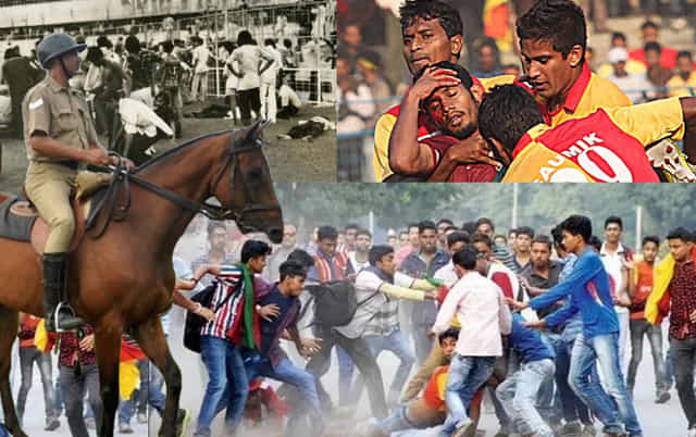 Five instances of crowd violence in Indian football