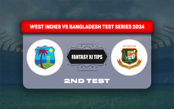 WI vs BAN Dream11 Prediction, Dream11 Playing XI, Today Match 2, West Indies vs Bangladesh test series 2024