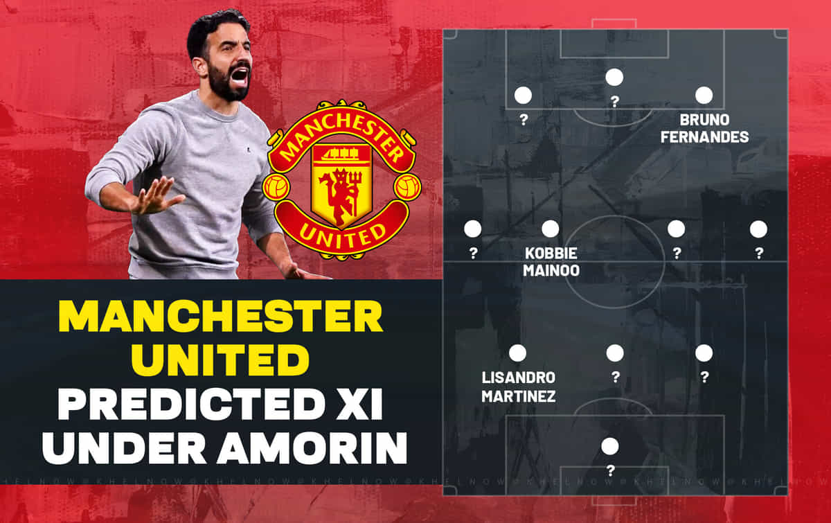 Manchester United predicted lineup under Ruben Amorim