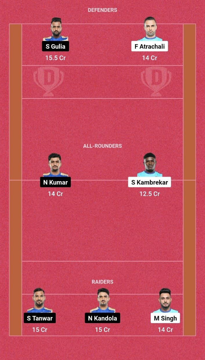 BEN vs TAM Dream11 Team