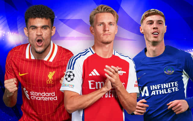Top six players with most open play chances created in Premier League in 2024