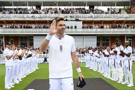 James Anderson last test