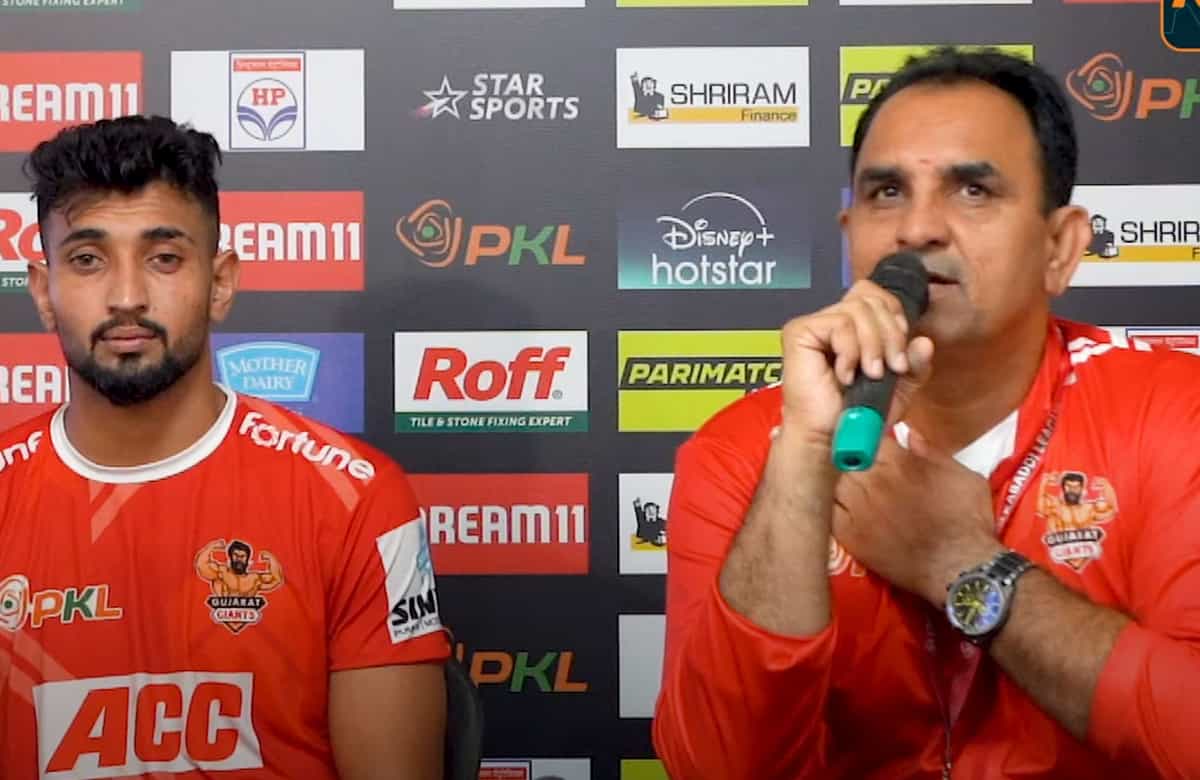 PKL 11: Gujarat Giants coach reveals reason behind dropping Neeraj Kumar from starting 7