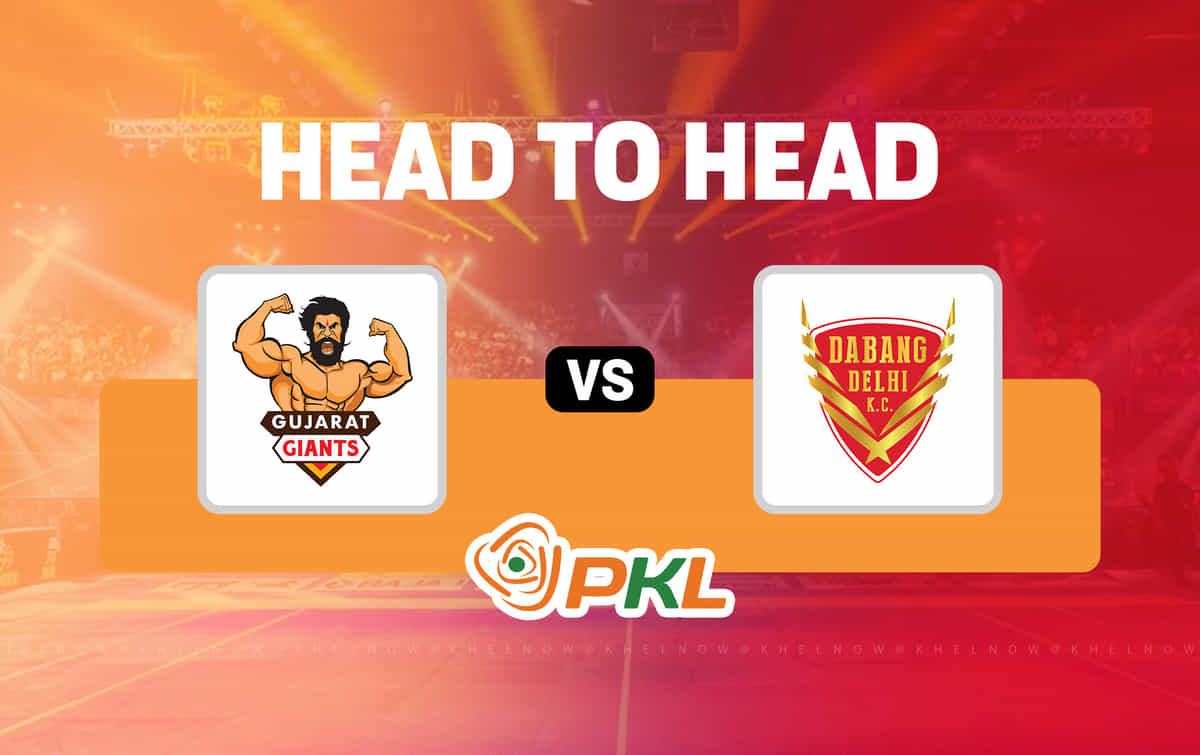 Gujarat Giants vs Dabang Delhi: All time Head-to-Head record in Pro Kabaddi