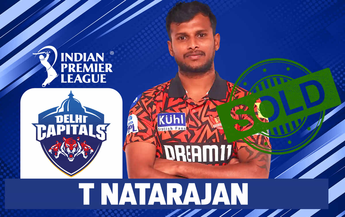 IPL 2025 mega auction: T Natarajan earns whopping 10.75 crores deal
