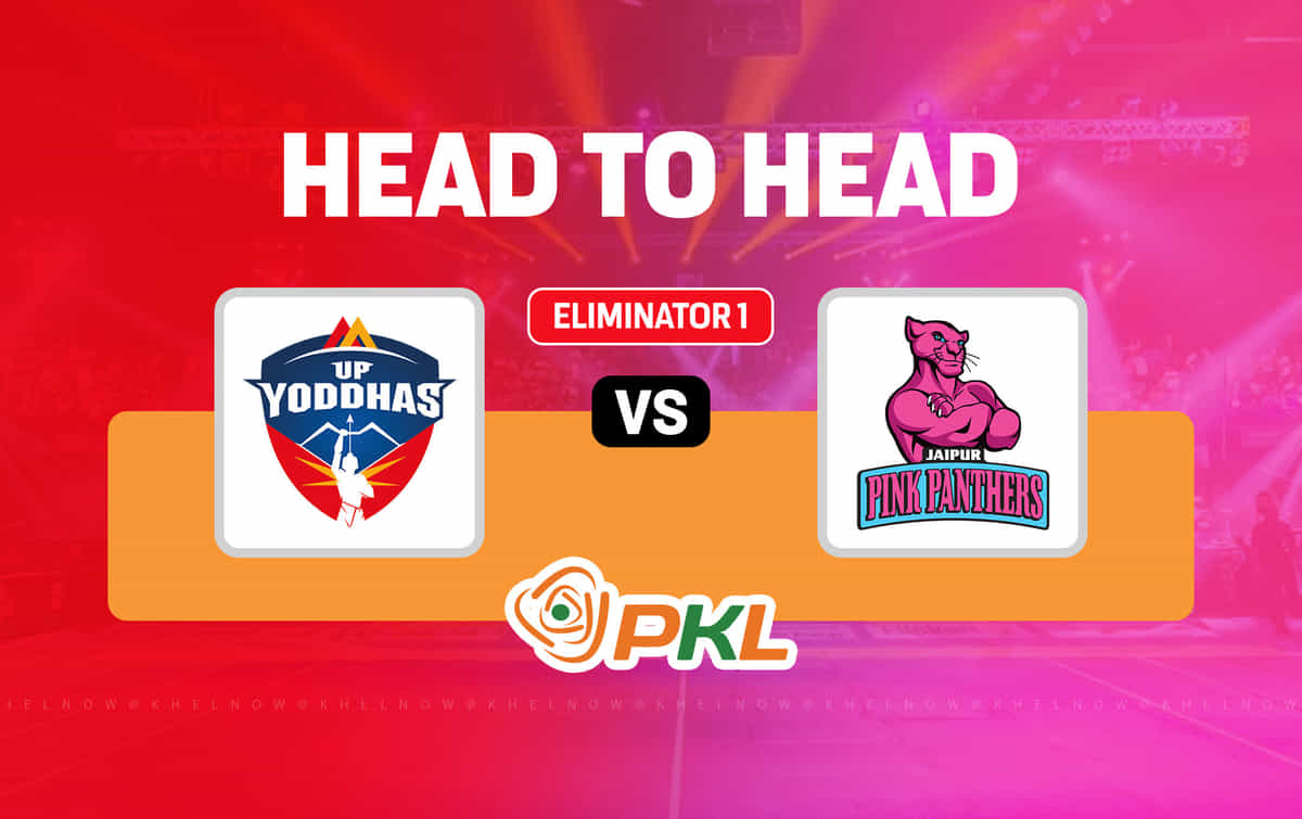 UP Yoddhas vs Jaipur Pink Panthers: All time Head-to-Head record in Pro Kabaddi