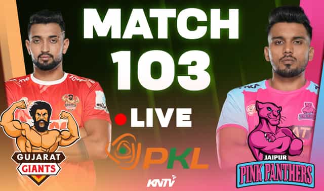 GUJ vs JAI: Live streaming details, when and where to watch 103rd match of PKL 11