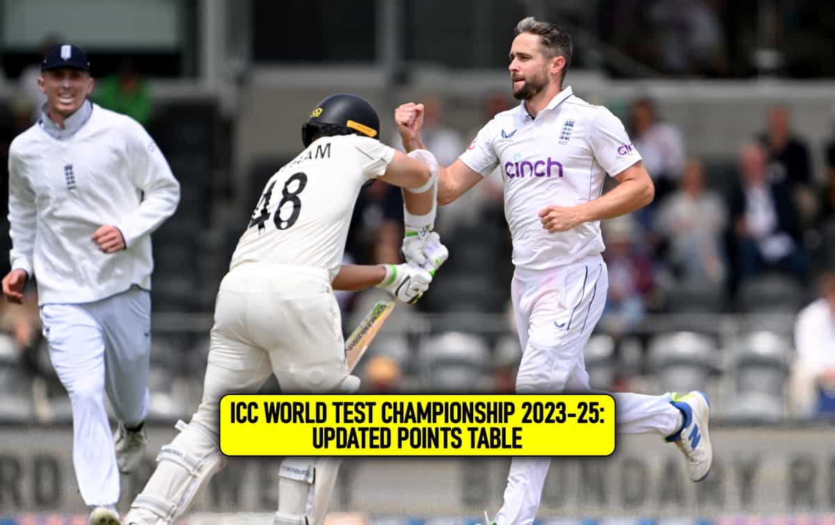 ICC World Test Championship 2023-25: Updated points table after 1st test, NZ vs ENG 2024