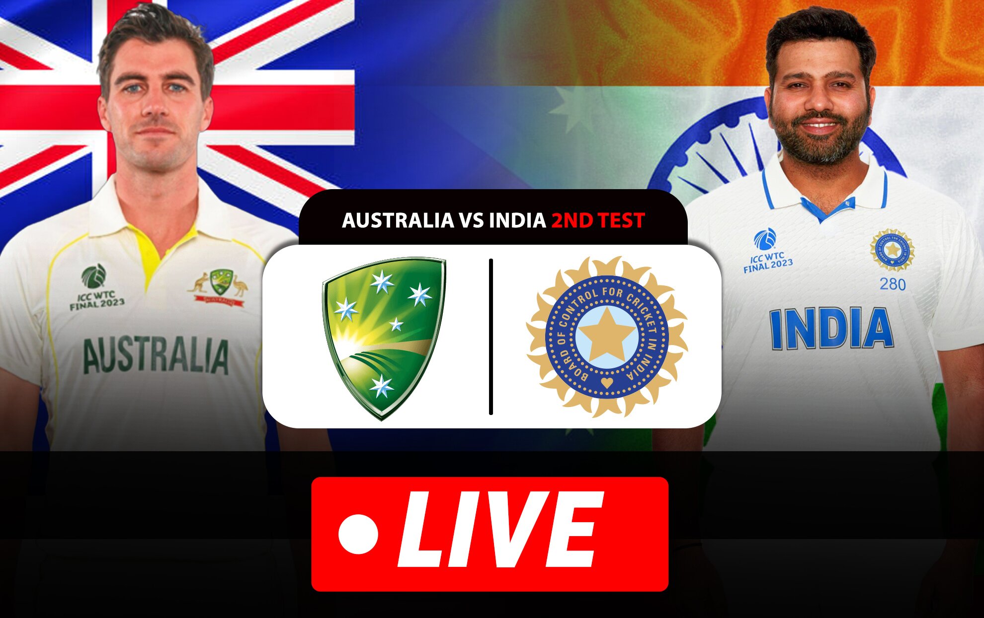 IND vs AUS Live streaming details, when and where to watch 2nd test of