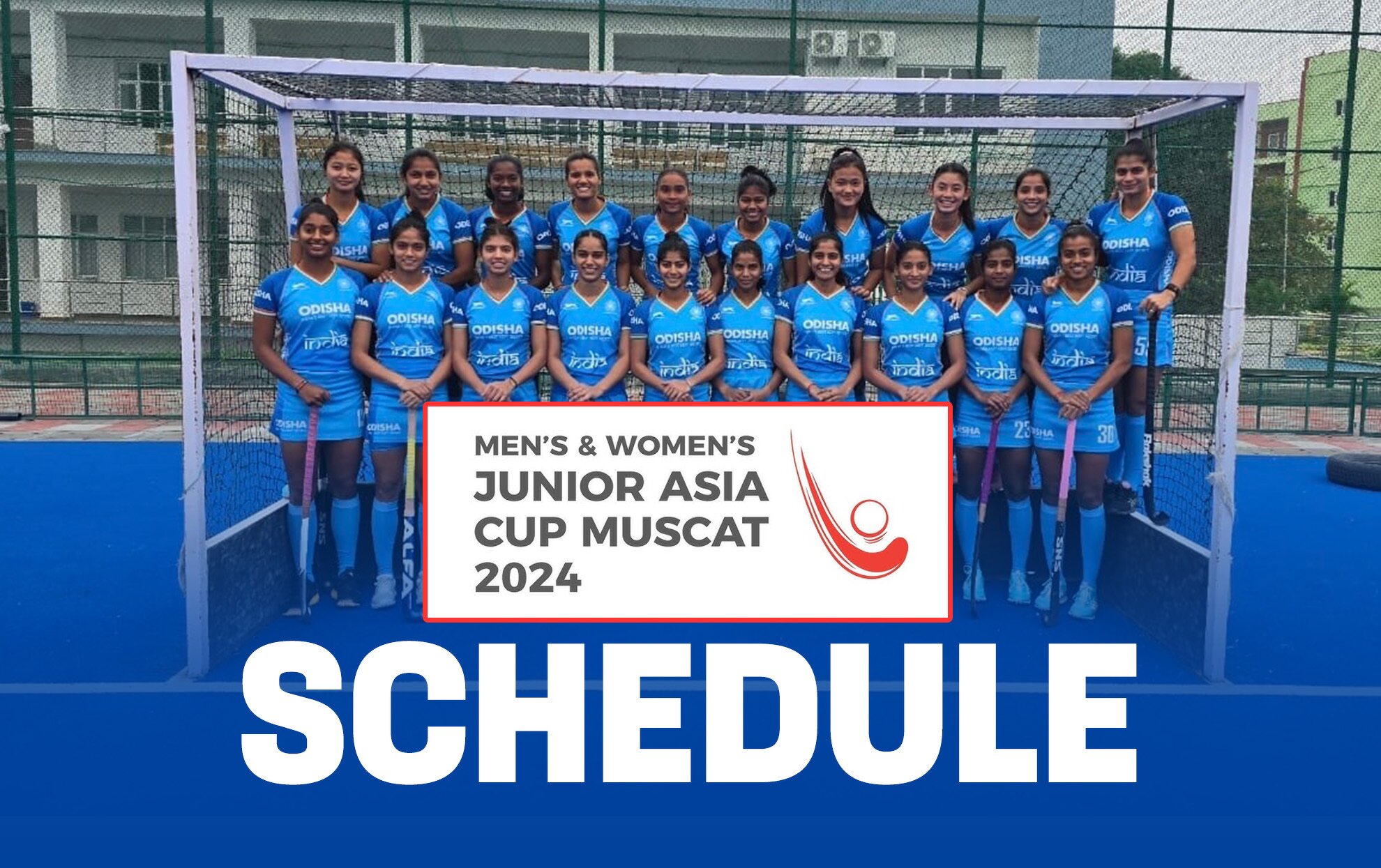 Women's Junior Asia Cup 2024 Updated schedule, fixtures, results, live