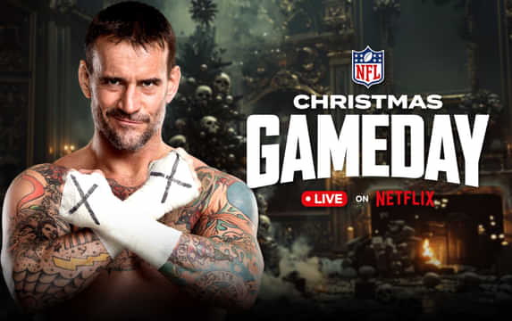WWE star CM Punk joins NFL Christmas gameday live coverage