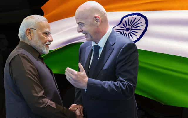 FIFA President joins PM Narendra Modi at Gulf Cup opening ceremony