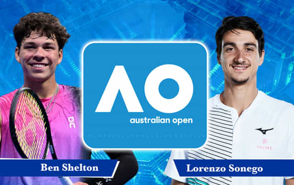 Ben Shelton vs Lorenzo Sonego, prediction, betting tips & odds, head-to-head, preview: Australian Open 2025