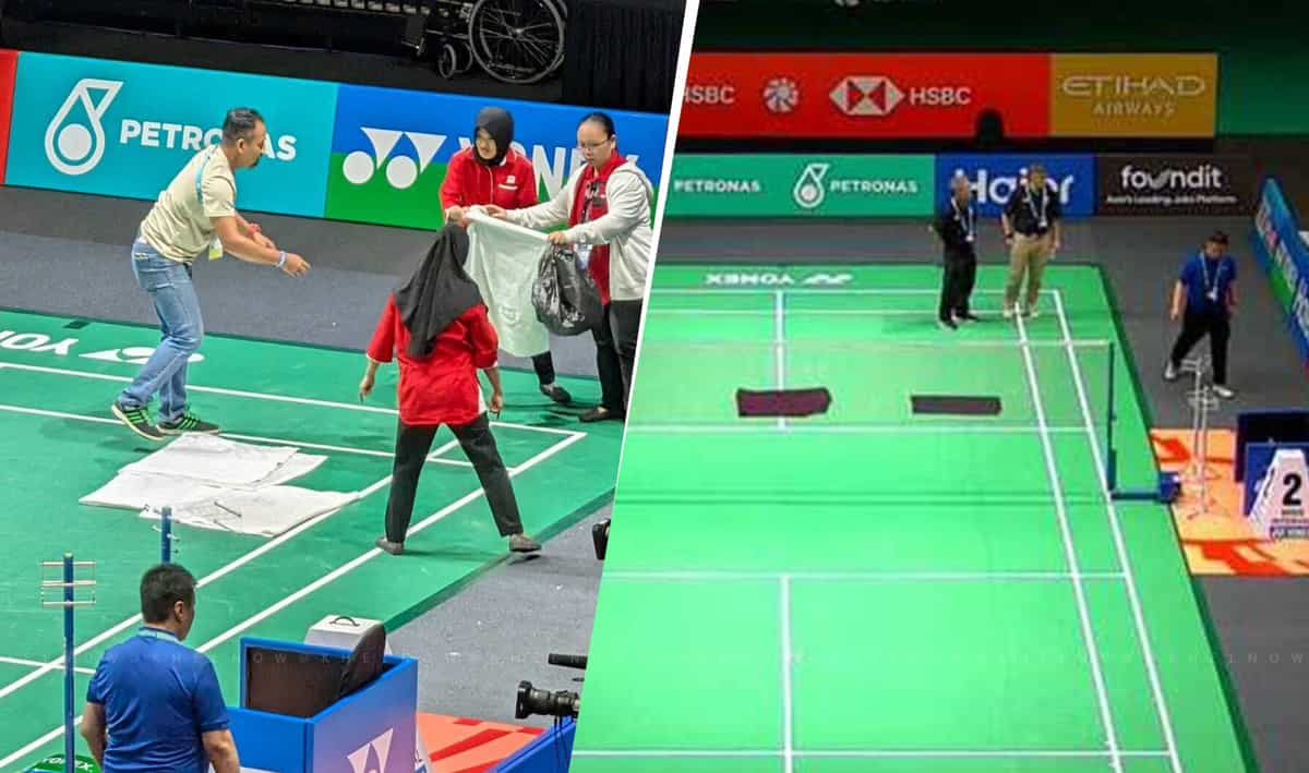 Roof leaks at Malaysia Open 2025, HS Prannoy vs Brian Yang match halted