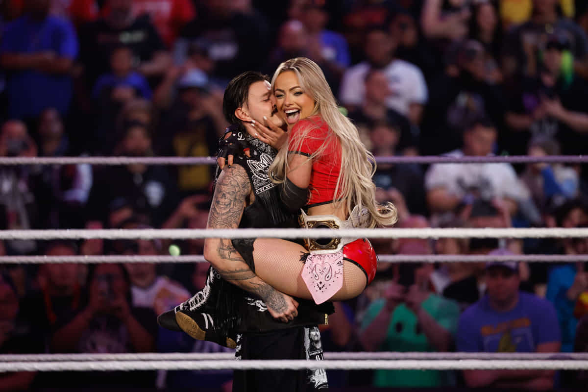 Liv Morgan & Dominik Mysterio reveal their WWE WrestleMania dream match, possible IC title clash & first Mania memory [Exclusive]