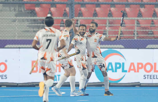 Hockey India League: Shrachi Rarh Bengal Tigers beat Delhi SG Pipers to go top of points standings