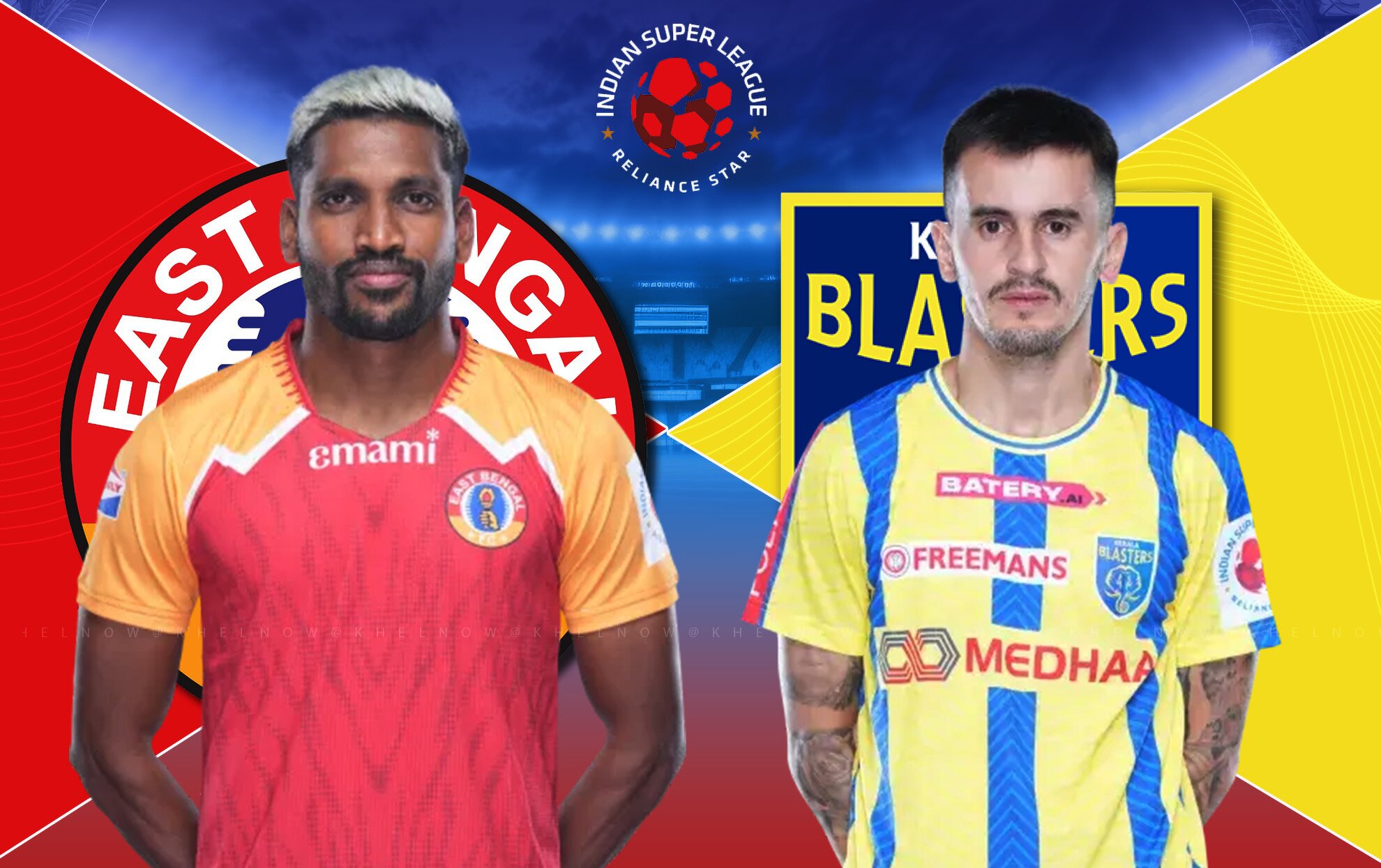 East Bengal vs Kerala Blasters lineups, team news, prediction and preview