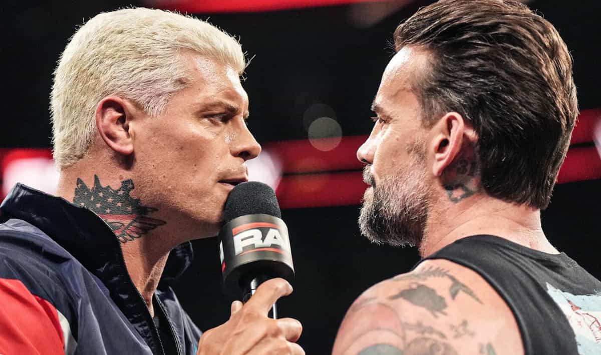 Cody Rhodes CM Punk WWE RAW