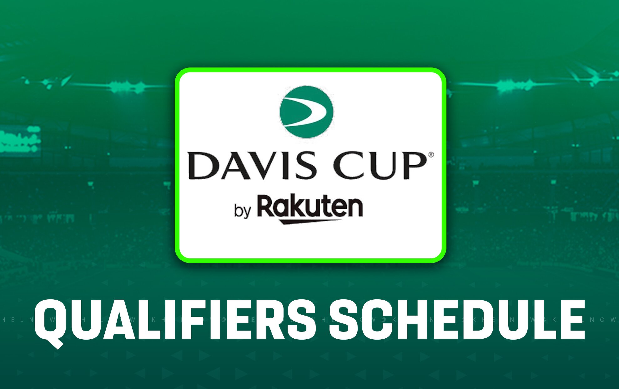 Davis Cup 2025 Qualifiers Updated schedule, fixtures, results, live