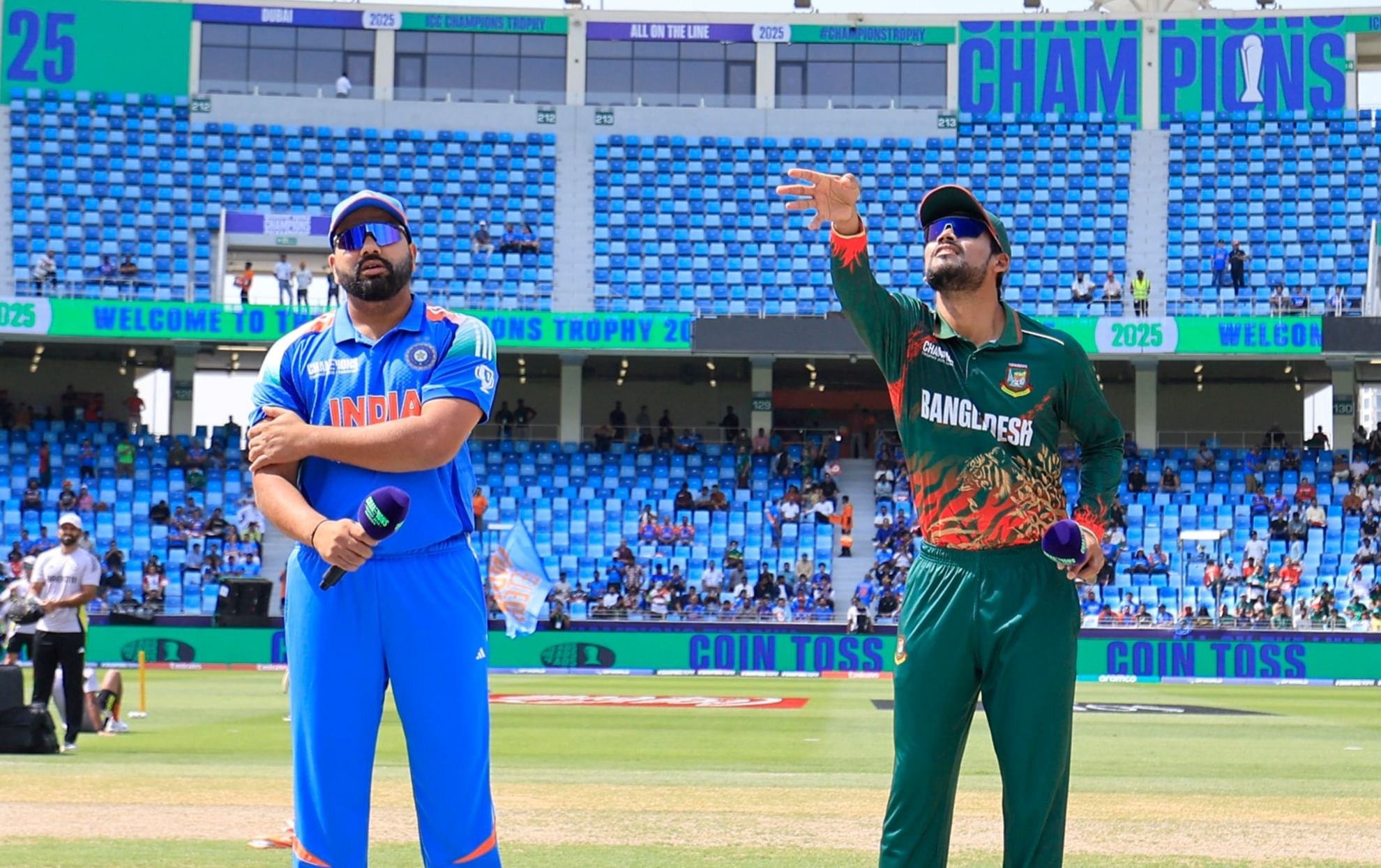 ICC Champions Trophy 2025: Most runs, most wickets after match 2, IND vs BAN