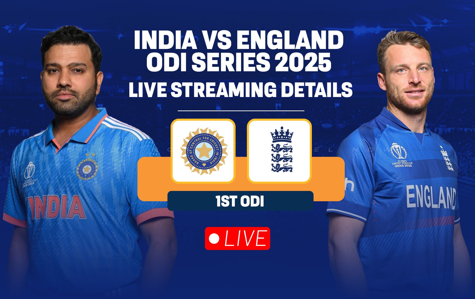 IND vs ENG Live streaming details, when and where to watch 1st ODI of