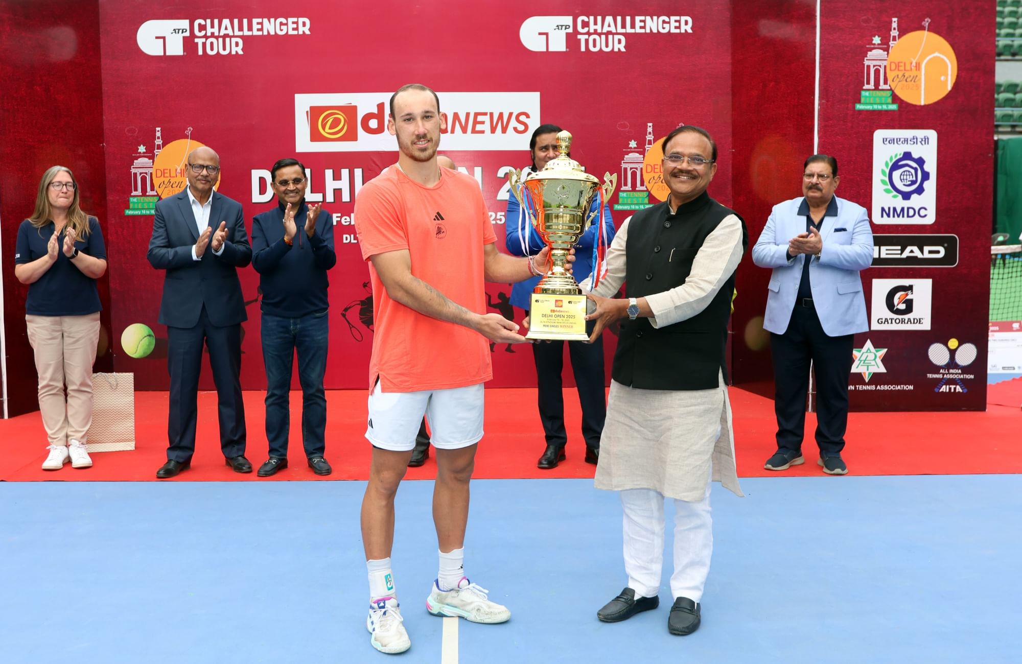 Delhi Open 2025: Unseeded Kyrian Jacquet upsets second seed Billy Harris to win singles title