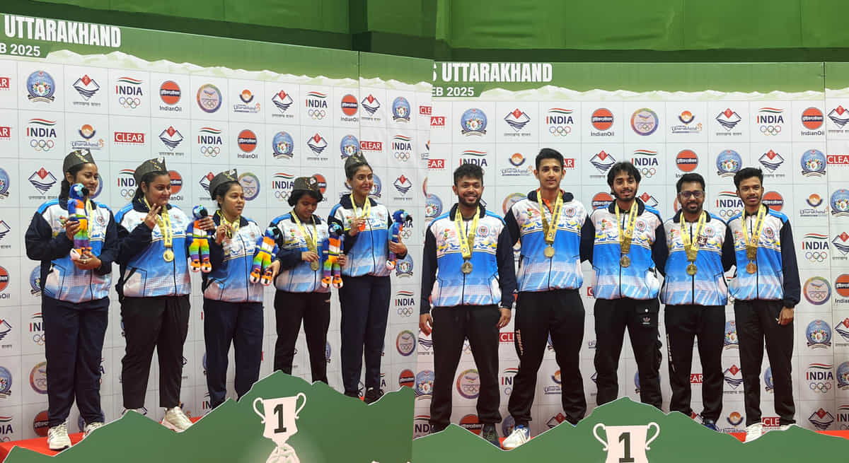 National Games 2025: West Bengal clinch double gold in table tennis