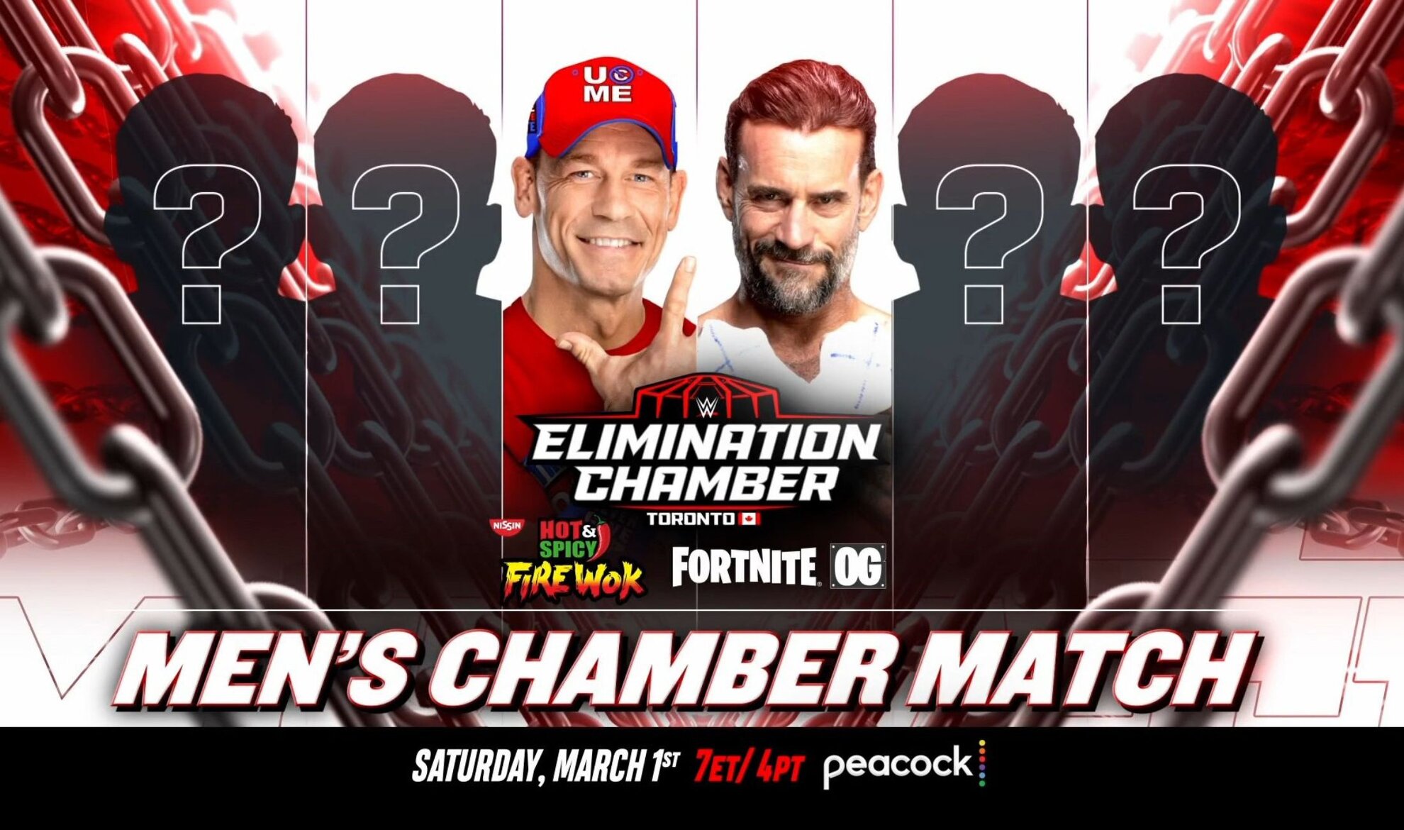 All superstars confirmed for WWE Men's Elimination Chamber 2025 so far