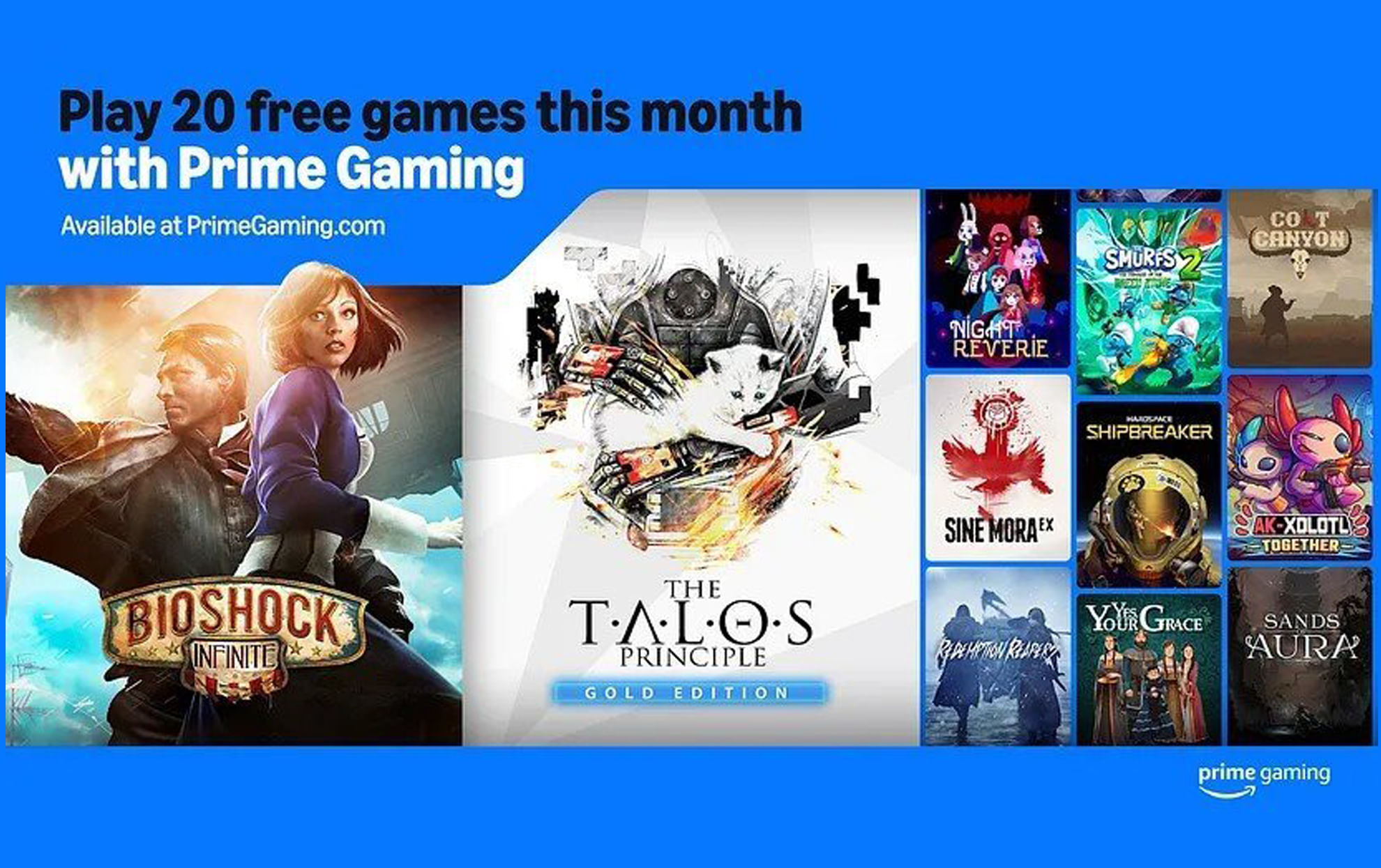 Prime Gaming February 2025 free games: BioShock Infinite, Wolfenstein & more