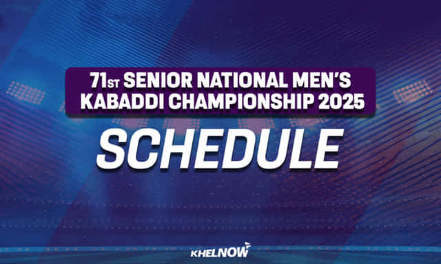 71st Senior National Men's Kabaddi Championship: Schedule, results, squads, teams, live streaming details