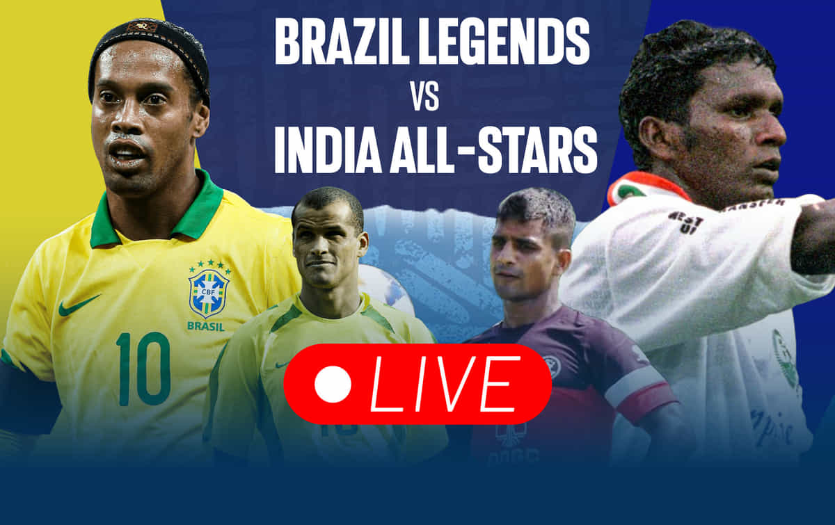 Brazil Legends vs India All-Stars Live: Follow exhibition match live updates