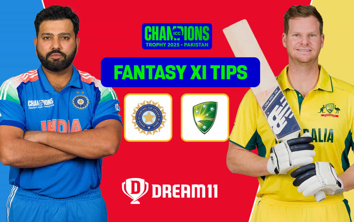 IND vs AUS Dream11 Prediction, Dream11 Playing XI, Today Match Semi-Final 1, ODI Champions Cup