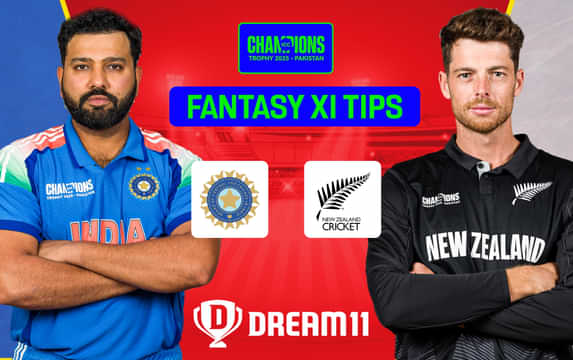 IND vs NZ Dream11 Prediction, Dream11 Playing XI, Today Match Final, ODI Champions Cup