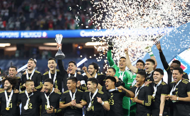 When is Mexico's next official match after winning the Gold Cup against USMNT?