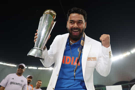 Rishabh Pant, ICC Champions Trophy 2025
