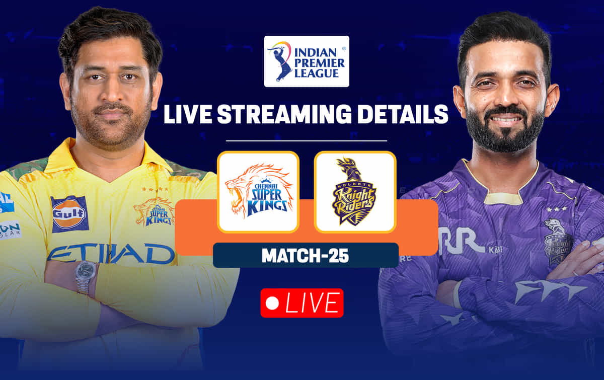CSK vs KKR IPL 2025 Live streaming details: Match, toss time, telecast details, how to watch