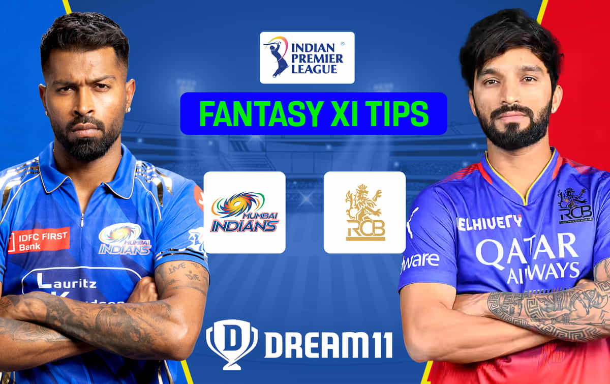 MI vs RCB Dream11 Prediction, Dream11 Playing XI, Today Match 21, IPL 2025 (Indian T20 League)