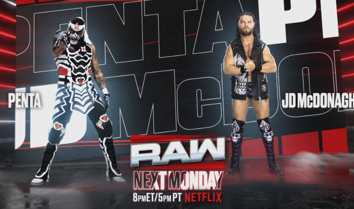 All matches announced for WWE RAW (May 5, 2025): Penta battles JD McDonagh, Rusev in action & more