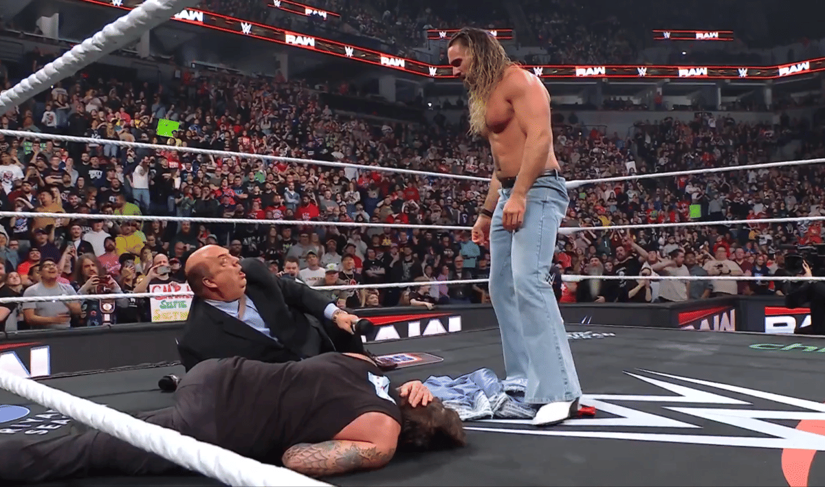 WWE RAW Results & Winners (April 7, 2025): Seth Rollins flatlines CM Punk; New Day win; Bron Breakker takes out everyone & more