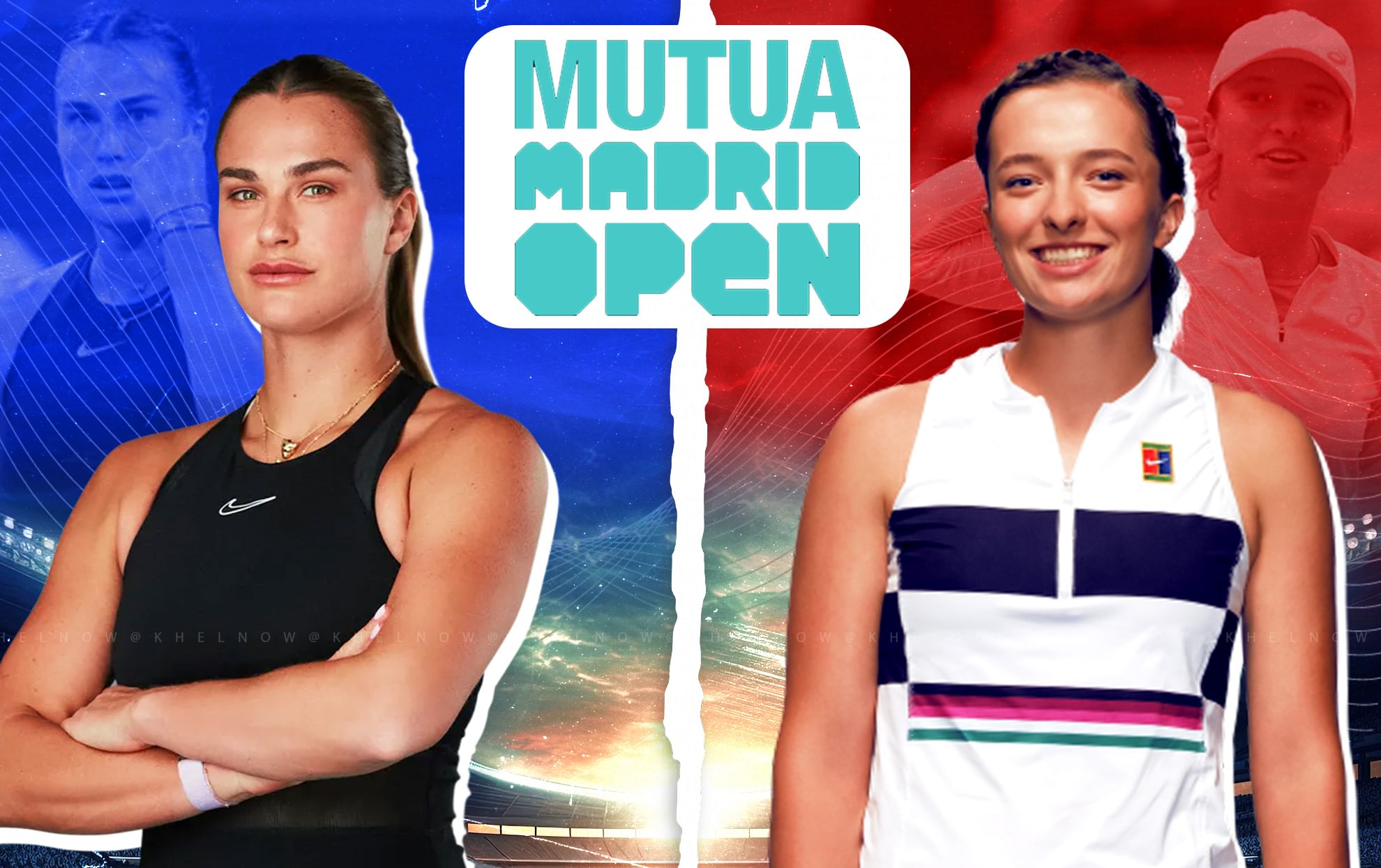 Top five title favourites in womens singles at Madrid Open 2025