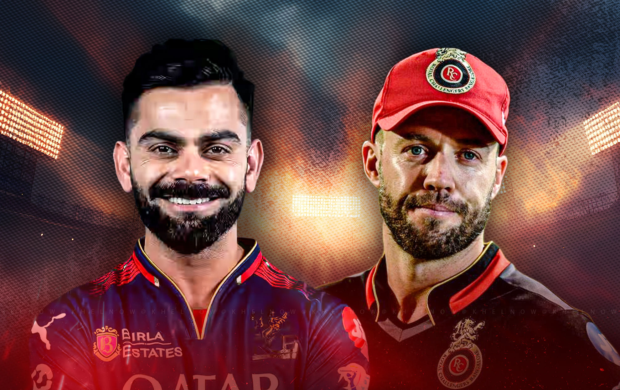 Top 5 batsmen with most runs for RCB in IPL