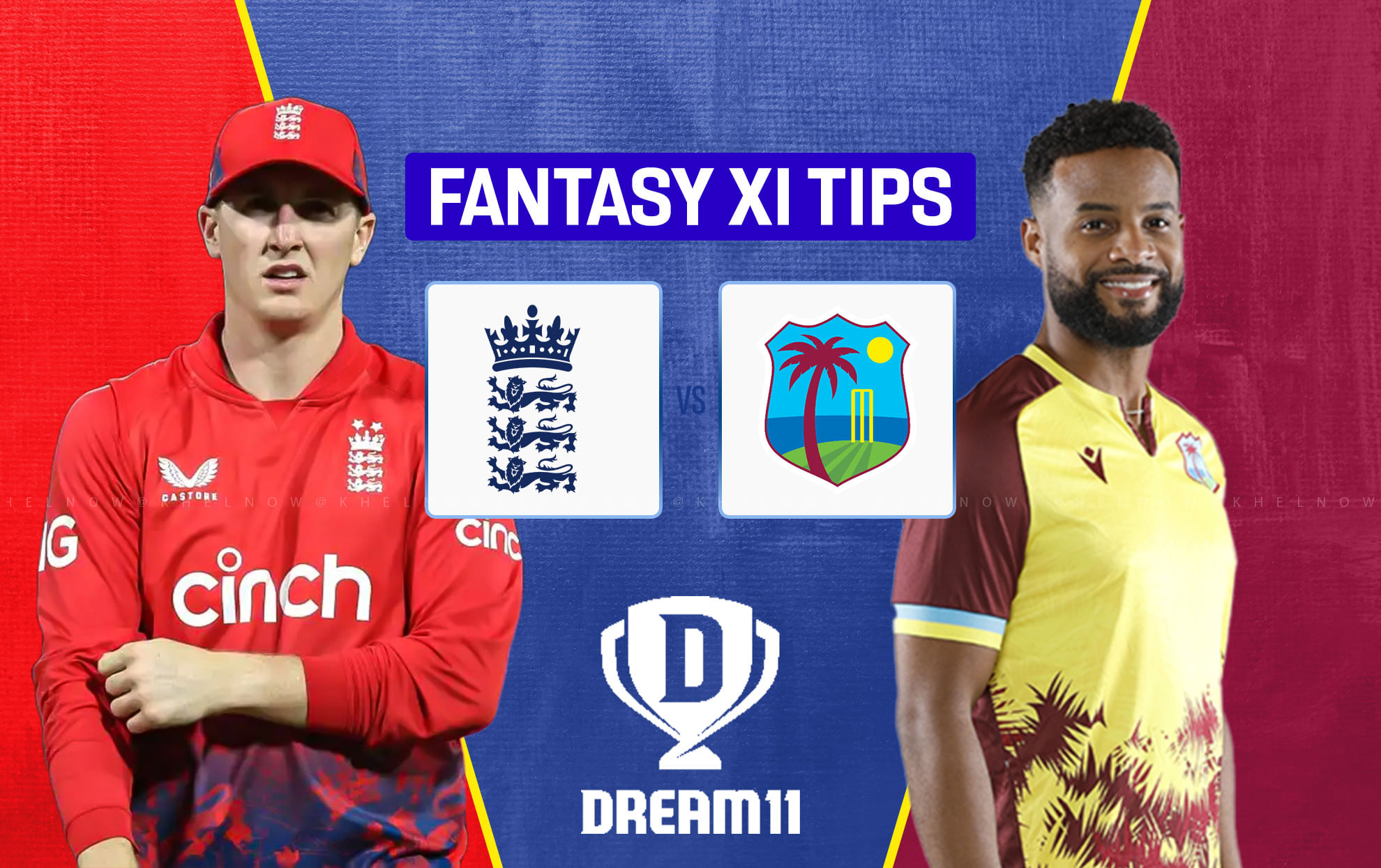 ENG vs WI Dream11 Prediction, Dream11 Playing XI, Today Match 1, England vs West Indies ODI series 2025
