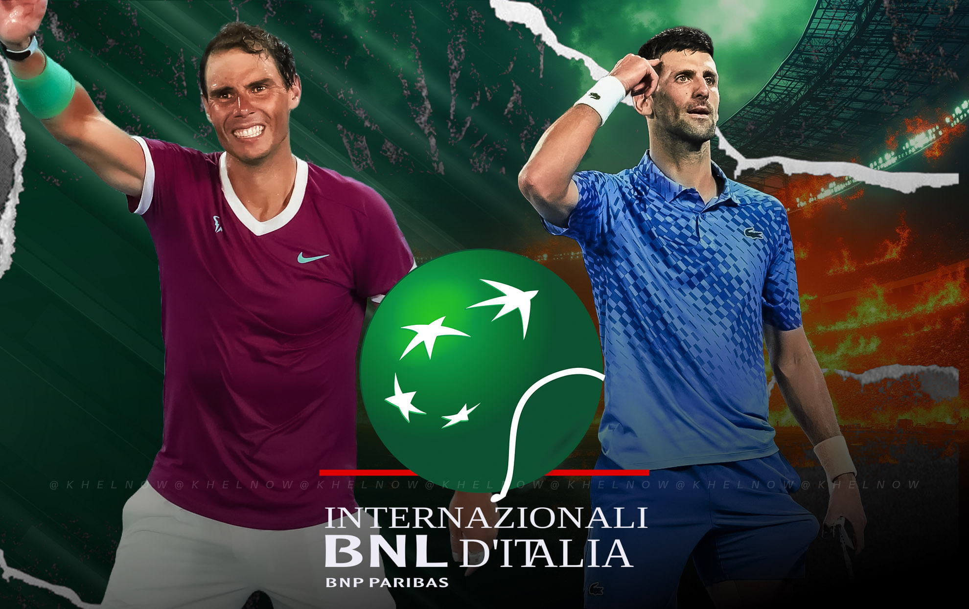 Top five ATP players with most singles main draw appearances at Italian Open