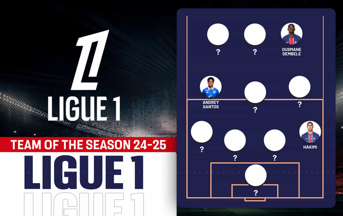 Ligue 1 2024-25 Team of the Season; Dembele, Santos & more