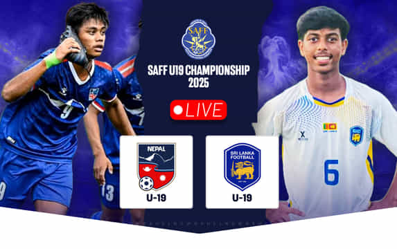 Nepal vs Sri Lanka Live: Follow SAFF U19 Championship 2025 Live Updates